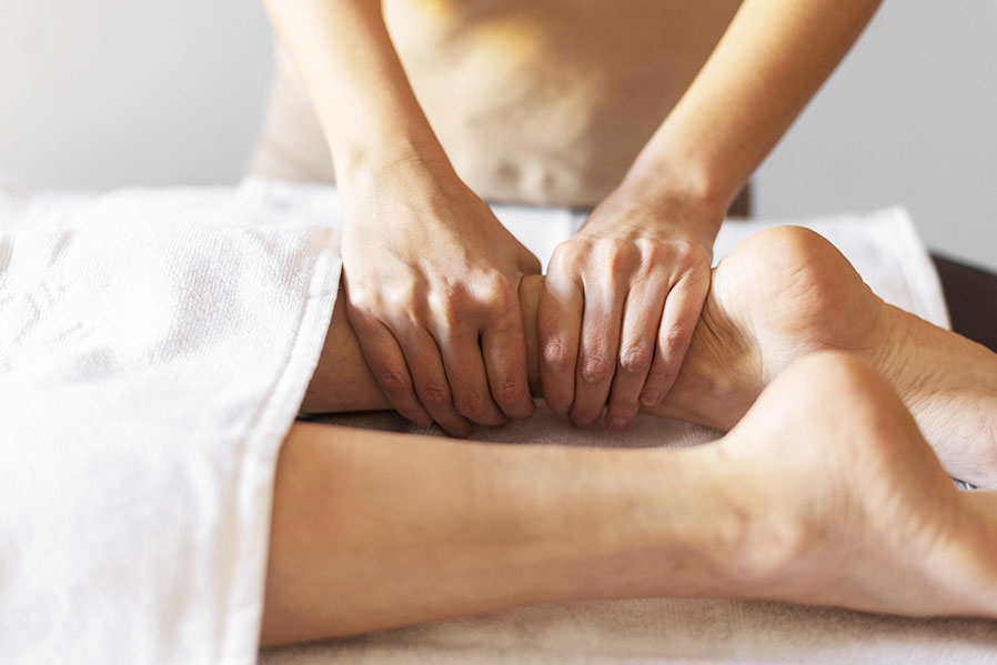 massage des pieds